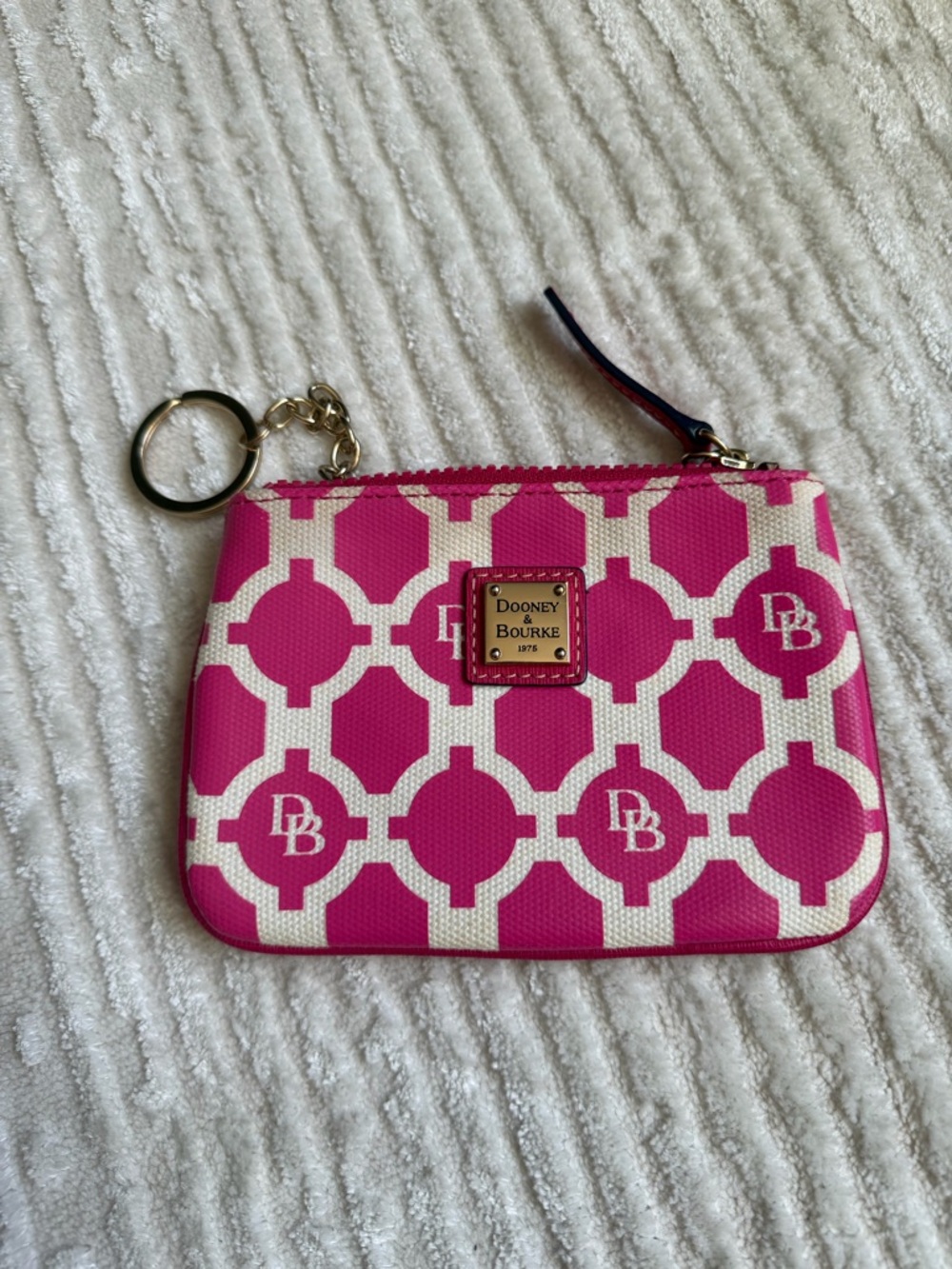 Dooney & Bourke Hot Pink Key Pouch